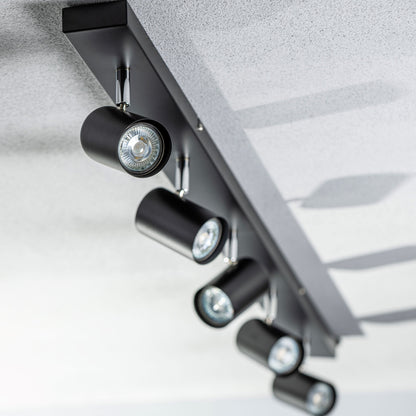 Add an industrial style to your home with the VENETO  spotlight light finished in white. The lamp is also ideal for task lighting due to the adjustable heads providing a focused beam. The simplistic design of this light fitting makes it suitable for all interior styles. 