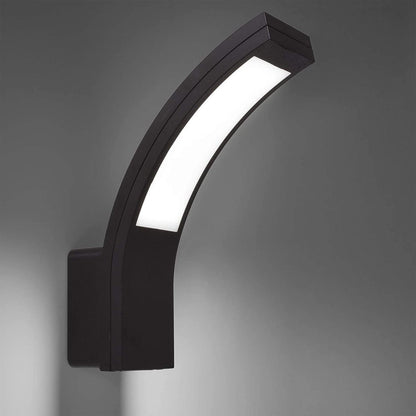 Paris has been designed for use outdoors. It features IP code IP54, which means that the light is protected from dirt and moisture. This LED outdoor wall light is simple and modern in design to create a minimalist light. The LEDs are housed behind an opal white panel made of polycarbonate. 