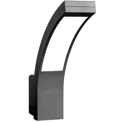 Paris has been designed for use outdoors. It features IP code IP54, which means that the light is protected from dirt and moisture. This LED outdoor wall light is simple and modern in design to create a minimalist light. The LEDs are housed behind an opal white panel made of polycarbonate. 