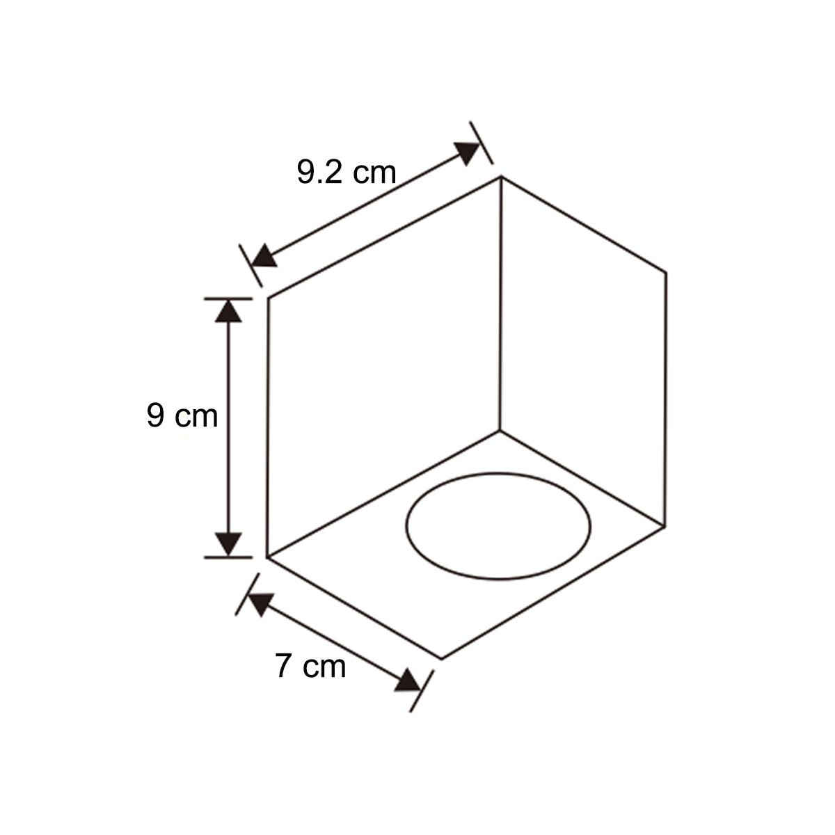 Our Eileen black wall mounted rectangle outdoor light would look perfect in a modern or more traditional home design. Outside wall lights can provide atmospheric light in your garden, at the front door or on the terrace as well as a great security solution. It is designed for durability and longevity with its robust material producing a fully weatherproof and water resistant light fitting.