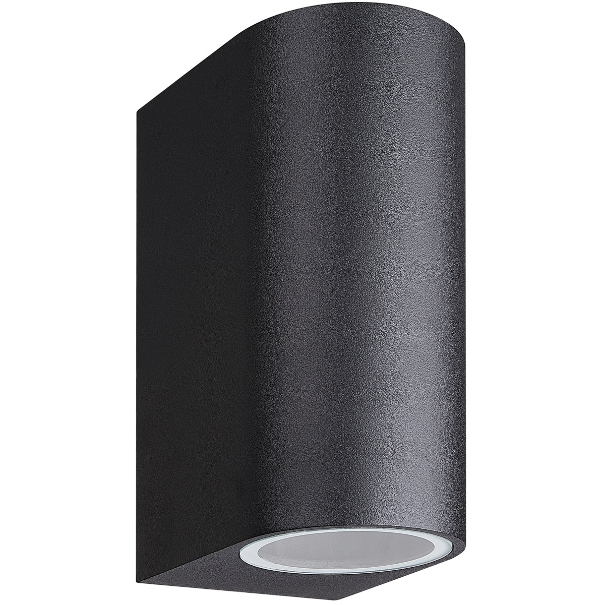 Our Eileen black wall mounted curved double outdoor spotlight light would look perfect in a modern or more traditional home design. Outside wall lights can provide atmospheric light in your garden, at the front door or on the terrace as well as a great security solution. It is designed for durability and longevity with its robust material producing a fully weatherproof and water resistant light fitting.