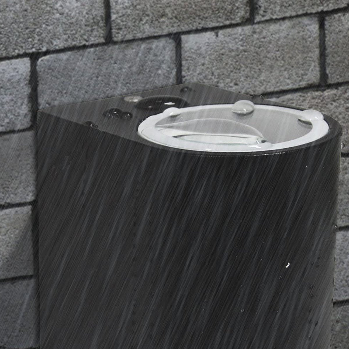 CGC TIAGO Black Large Curved Double Spotlights