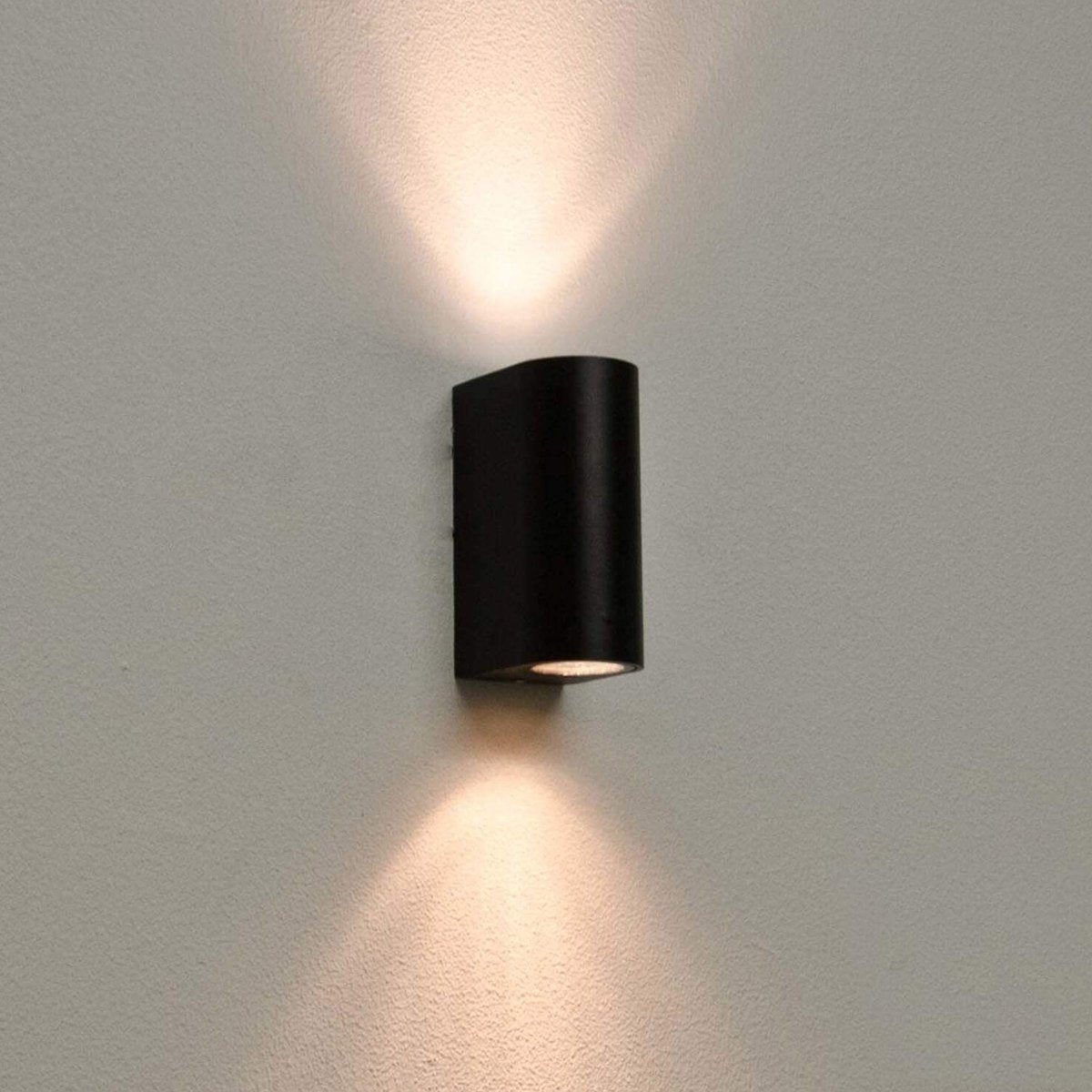 CGC TIAGO Black Large Curved Double Spotlights