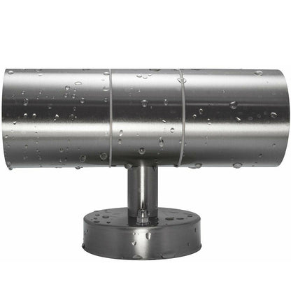 The modern Alesha wall lamp is distinguished by its unique design and the highest quality of workmanship. It has an IP65 rating, which ensures that the lamp will work safely in rain and dust. This lamp is ideal for lighting the front door, terrace, garden or garage. 