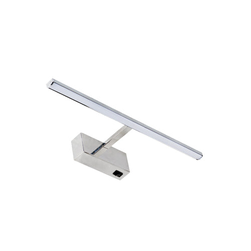 With our Mills LED over mirror wall light you can really give your bathroom or wall space the designer finish it deserves. With its modern chrome body and opal diffuser this light is sure to add style and class to your room. Can also look great as a wall light in hallways, over pictures and in kitchens. Mills is the perfect simple light to fix over a mirror