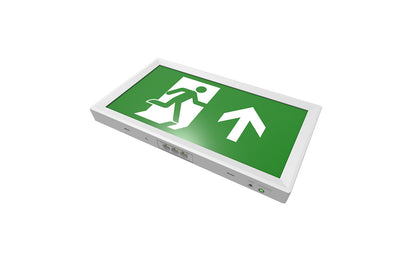 CGC White Emergency Exit Box Wall Mounting with Legends